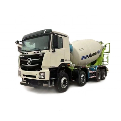 Temps de charge élevé 12 camions de mélange de béton cubes pour les ateliers de matériaux de construction Efficacité