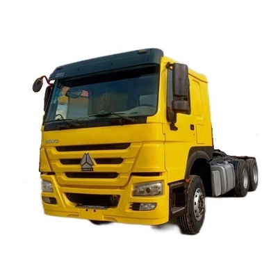 Moitié de rangée Diesel utilisé SinotruK haow 371 Tête de tracteur Réparé Tracteur voiture spéciale