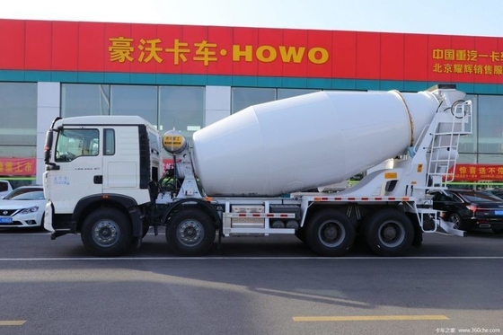 Boutique 340HP HOWO T5G 8X4 7,7 Carré camion de mélange de béton pour les marchés de pays