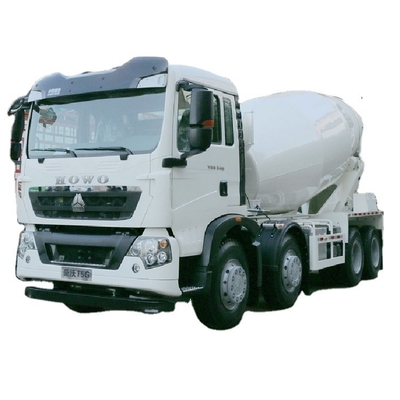HOWO T5G 340HP 8X4 camion de mélangeur de béton carré avec norme d'émission Euro 2/3/4/5