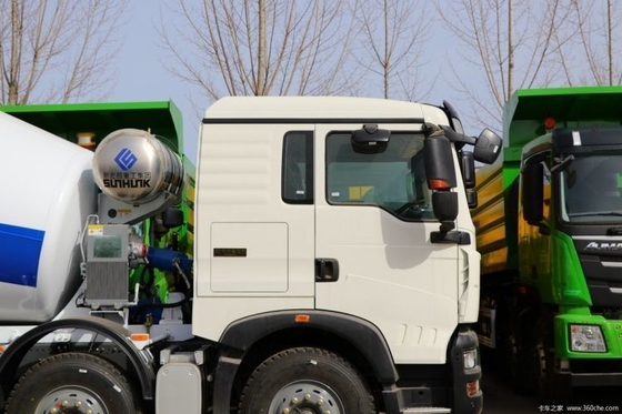 7Camion à béton carré de.98 avec châssis 6x4 8x4 Sinotruk HOWO TX 350 HP carburant diesel