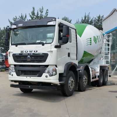 Sinotruk HOWO TX6 340 HP 8X4 7,37 Carré camion de mélangeur de béton pour les besoins du client