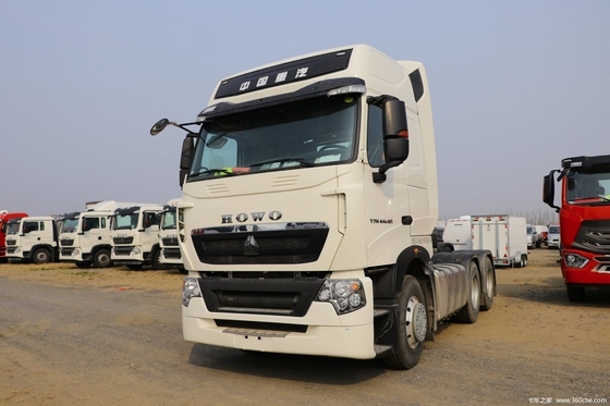 7100x2496x3958mm Boutique HOWO HOWO T7H 6*4 Tracteur avec fenêtre manuelle