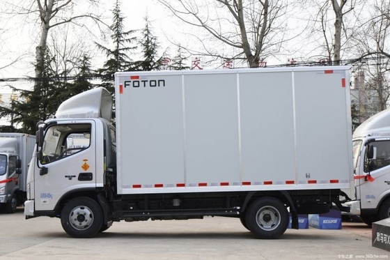Beiqi Foton 158HP 4X2 4,14m Fourgon léger à rangée unique Stock Hot Fukuda Omark S1 Chang Ying Version