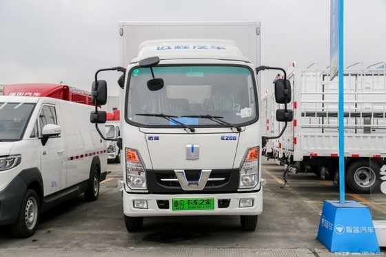 Camion électrique de transport de marchandises minivan à rangée unique avec capacité de réservoir de carburant de 100-200L