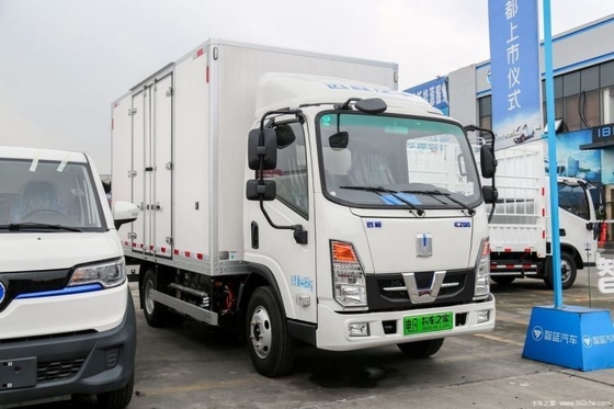 Camion électrique de transport de marchandises minivan à rangée unique avec capacité de réservoir de carburant de 100-200L