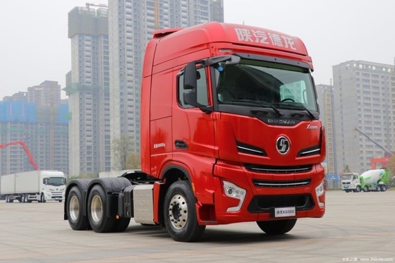 Shaanxi Qi Delong X6000 6X4 4X2 6X2 Tracteur GNL au GNL à GNC avec ABS et régulateur de vitesse normal