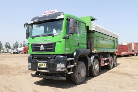 Stock spéciale camion lourd voiture d'occasion 0 Km Shandeka SITRAK G7H 8X4 6x4 371 375hp camion de décharge
