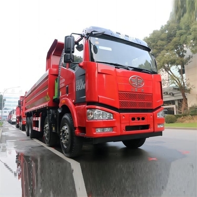 23 chaud d'occasion FAW Jiefang J6M 8X4 371 375hp camion à ordures Oshiba moteur 280 HP voiture