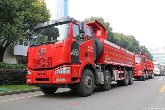 23 chaud d'occasion FAW Jiefang J6M 8X4 371 375hp camion à ordures Oshiba moteur 280 HP voiture