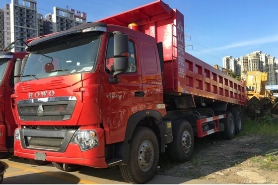 23 Ventes spéciales d'automobiles lourdes HOWO T7H 371hp 375hp 6x4 8x4 Camion à décharge ACC contrôle de vitesse