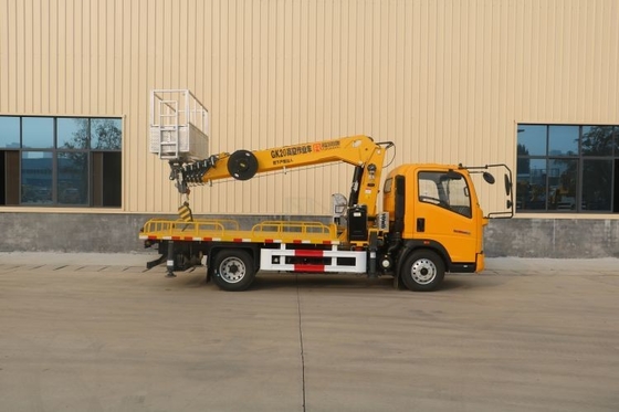 Puissance de 150 chevaux Boutique d'occasion Howo 16m-30m Camion de travail aérien avec grue de camion