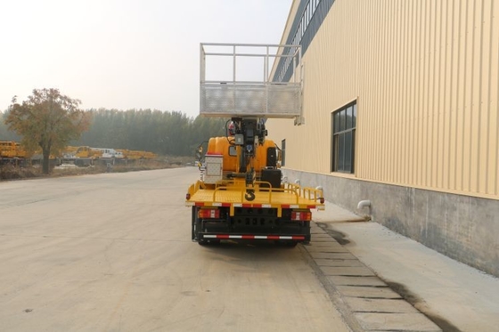 Puissance de 150 chevaux Boutique d'occasion Howo 16m-30m Camion de travail aérien avec grue de camion