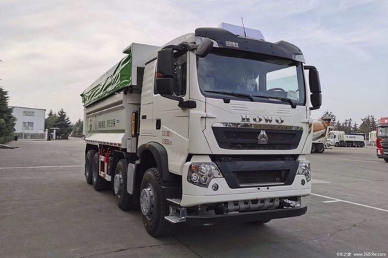 Camion lourd national HOWO TX 8X4 Camion déchargeur 350 ch 371 ch 0 km avec le numéro de changement arrière 2