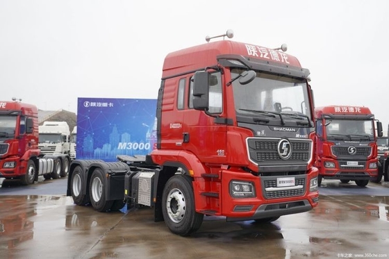 Shaanxi Automobile M3000S 6X4 Tête de camion de traction 460 CV ESC ≥ 600L Capacité du réservoir de carburant