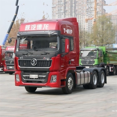 490 ch 6x4 Tête de camion à traction avec 6 cylindres Shaanxi Automobile Heavy Cadron X5000