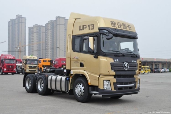 12 Roulement vers l'avant Camion d'occasion Shacman X3000 500 ch 6x4 Tracteur Tireur Tête de camion avec pièces