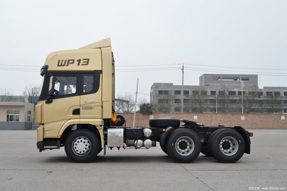 12 Roulement vers l'avant Camion d'occasion Shacman X3000 500 ch 6x4 Tracteur Tireur Tête de camion avec pièces