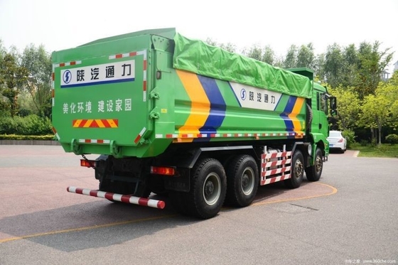Shacman Delong M3000 336 HP 8X4 camions à décharge avec 12 virages vers l'avant et à droite
