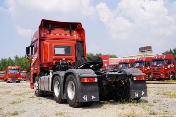 Qingdao Jiefu JH6 460HP 6X4 AMT camions tracteurs automatiques avec 2 numéros de changement arrière