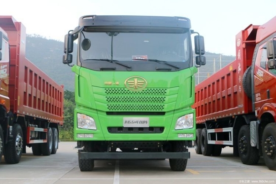 Je vends un camion lourd JH6 à Qingdao 375 chevaux 6x4 5,8m camions à décharge à roue motrice 6x4