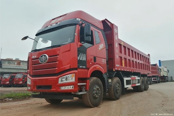 Vendez Faw Jiefang J6P 460 chevaux 8X4 8,2m camions à décharge avec transmission manuelle et couple élevé