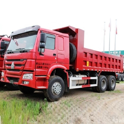 Écran tactile utilisé HOWO Camion lourd 340 HP 6X4 5,6m Camions à décharge pour 2 passagers