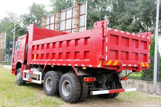 Écran tactile utilisé HOWO Camion lourd 340 HP 6X4 5,6m Camions à décharge pour 2 passagers