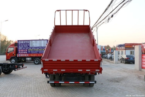 Boutique HOWO Humvee 129 chevaux 4X2 4,15m camions à décharge avec une capacité de réservoir de carburant de 100-200L
