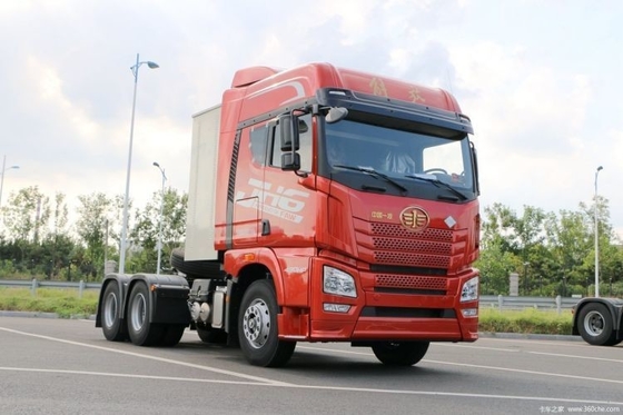 Transmission manuelle Boutique Qingdao Jiefang JH6 Poids lourd camion 430 HP 6X4 CNG tracteur camion