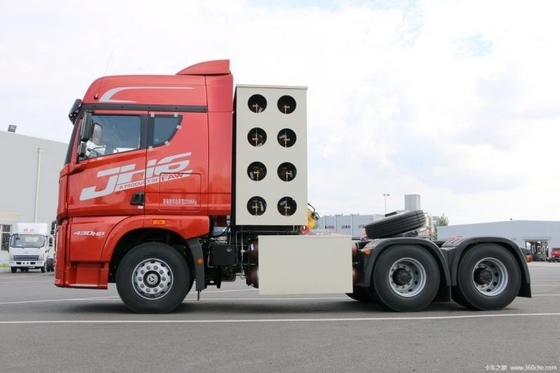Transmission manuelle Boutique Qingdao Jiefang JH6 Poids lourd camion 430 HP 6X4 CNG tracteur camion
