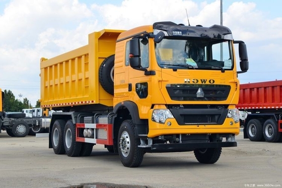 Weichhai moteur 400 ch 6x4 6,3m camion de décharge pour 2 passagers dans le camion lourd national