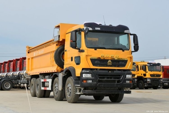 Poids brut du véhicule 10-15T Camion lourd national HOWO TX 440 HP 8X4 6,8m Camions à ordures