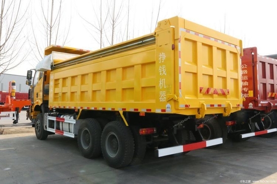 420 HP 6X4 Faw Jiefang J6P Poids lourd camion de montagne version décharge avec écran tactile