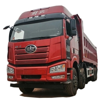 Euro 2/3/4 Émission 460HP Faw Jiefang J6P 8X4 8,2m Camions à ordures pour la vente de seconde main
