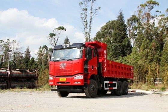 10 Numéro de pneu FAW Jiefang J6P Poids lourd camion sud-ouest version 370HP 6X4 6,4m camion de décharge