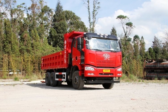 10 Numéro de pneu FAW Jiefang J6P Poids lourd camion sud-ouest version 370HP 6X4 6,4m camion de décharge