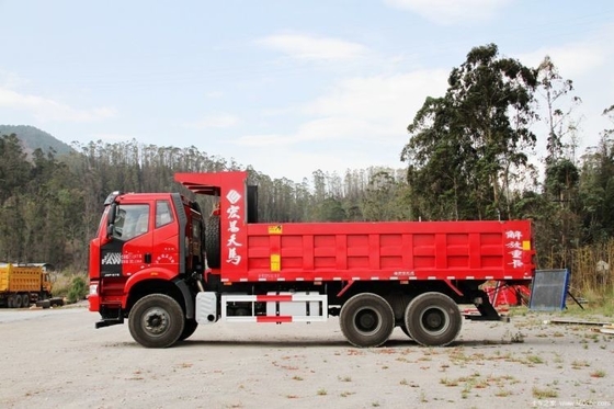 10 Numéro de pneu FAW Jiefang J6P Poids lourd camion sud-ouest version 370HP 6X4 6,4m camion de décharge