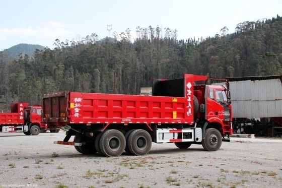 10 Numéro de pneu FAW Jiefang J6P Poids lourd camion sud-ouest version 370HP 6X4 6,4m camion de décharge