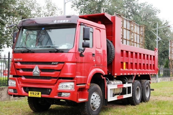 6 cylindres utilisés SINOTRUCK HOWO Camion lourd 340 ch 6x4 5,6m Camions de décharge pour votre projet