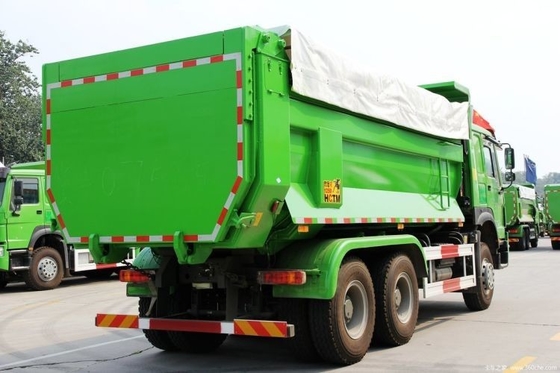 6x4 6,8m HOWO camions lourds camions déchargeurs avec caméra arrière et 15500 kg de poids brut du véhicule