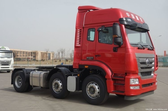 Vitesse maximale 102 km/h Inventaire en vrac HOWO Hohan J5G Poids lourd 340 chevaux Tracteur 6*2