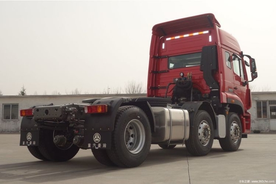 Vitesse maximale 102 km/h Inventaire en vrac HOWO Hohan J5G Poids lourd 340 chevaux Tracteur 6*2