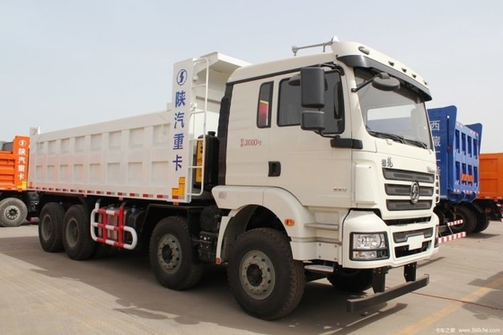 Shacman Delong M3000 350 HP 8X4 7.2m Camions à ordures Parfait pour les réservoirs de cargaison Longueur 6.2-8m