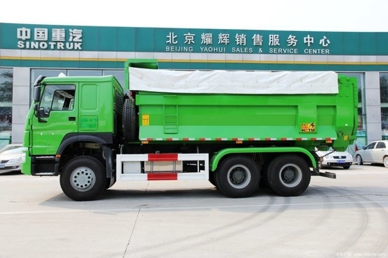 Stock utilisé HOWO 340 HP 6X4 5,6m camions à ordures avec ABS et 2 chiffres de virage en arrière