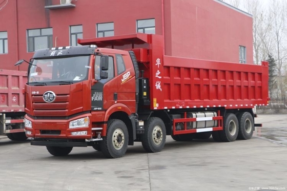 Chargeur à chaud de 8 m Faw Jiefang J6P Camion lourd de 500 ch 8X4 Camion déchargeur avec moteur Sitchai