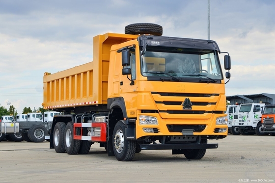 Trucks de décharge HOWO V7 6X4 d'occasion à bas prix avec capacité moteur 8L et ESC