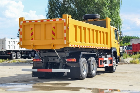 Trucks de décharge HOWO V7 6X4 d'occasion à bas prix avec capacité moteur 8L et ESC