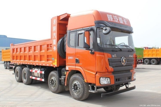 Shaanxi Automobile Cummins Delong X3000 385 chevaux 8X4 8 mètres camion de décharge