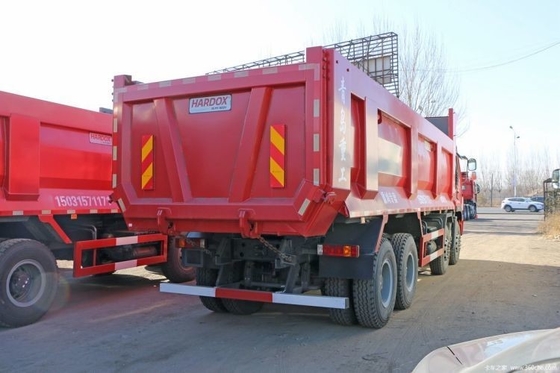 Numéro de roulement arrière 2 professionnel Sinotruk Haohan J7B 340 HP 8X4 7,6 m camion de décharge